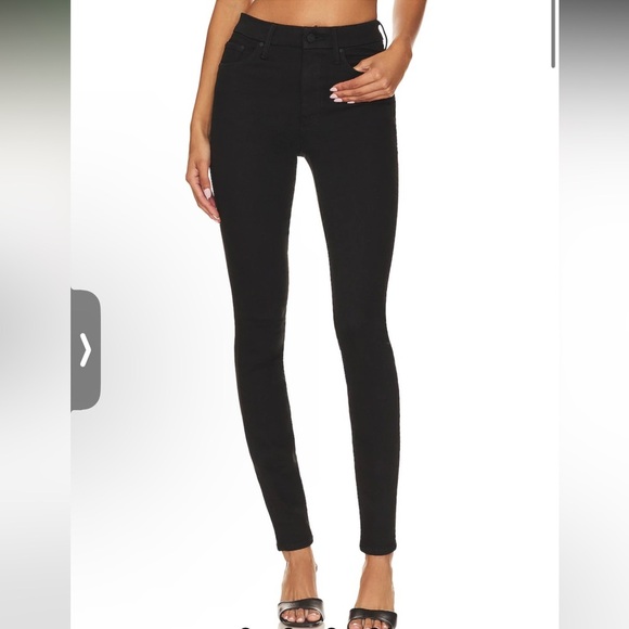 Mother High Waisted Looker in Not Guilty Black Women’s Denim Size 25 - Picture 1 of 7